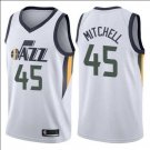 Donovan Mitchell #45 Utah Jazz Swingman Men's Jersey White Size M