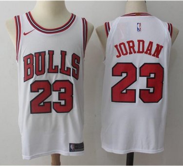 Michael Jordan #23 Chicago Bulls Swingman Men's Jersey White Size M