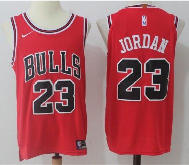 Michael Jordan #23 Chicago Bulls Swingman Men's Jersey Red Size M