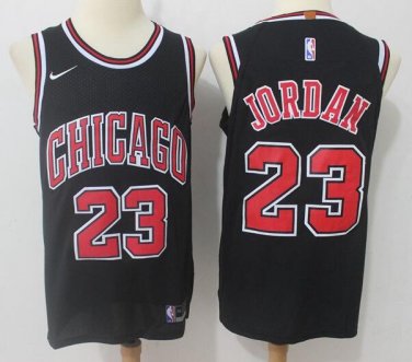Michael Jordan #23 Chicago Bulls Swingman Men's Jersey Black Size M