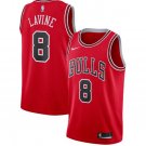 Zach LaVine #8 Chicago Bulls Swingman Men's Jersey Red Size M