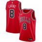 Zach LaVine #8 Chicago Bulls Swingman Men's Jersey Red Size M