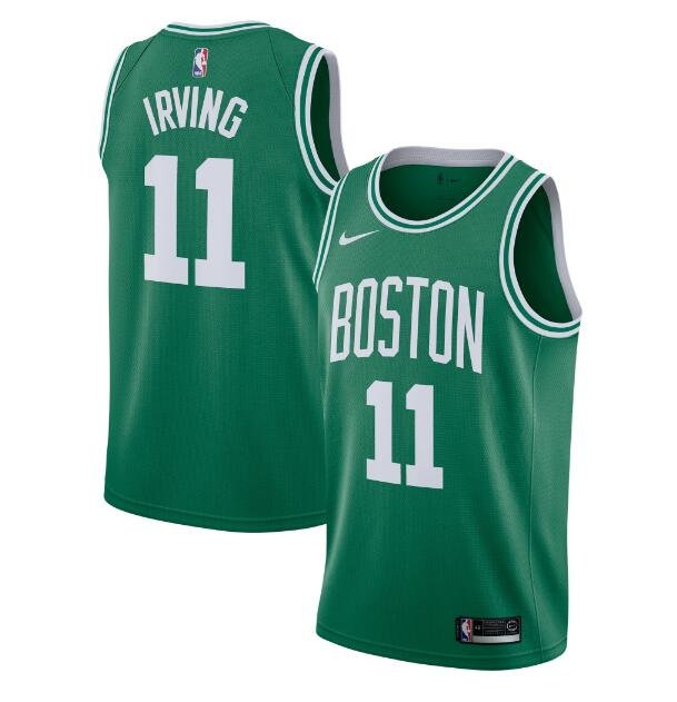 Kyrie Irving #11 Boston Celtics Swingman Men's Jersey Kelly Green Size S