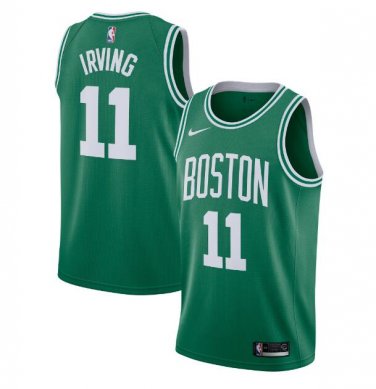 Kyrie Irving #11 Boston Celtics Swingman Men's Jersey Kelly Green Size L