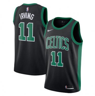 Kyrie Irving #11 Boston Celtics Swingman Men's Jersey Black Size XL