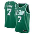 Jaylen Brown #7 Boston Celtics Swingman Men's Jersey Kelly Green Size L