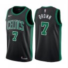 Jaylen Brown #7 Boston Celtics Swingman Men's Jersey Black Size XL