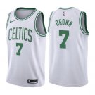 Jaylen Brown #7 Boston Celtics Swingman Men's Jersey White Size XL