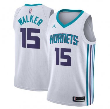 Kemba Walker #15 Charlotte Hornets Swingman Men's Jersey White Size XXL