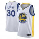 Stephen Curry #30 Golden State Warriors Swingman Men's Jersey White Size M