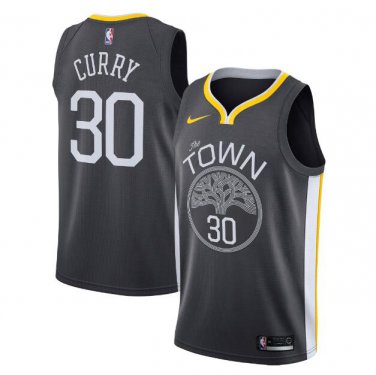 Stephen Curry #30 Golden State Warriors Swingman Men's Jersey Black Size XL