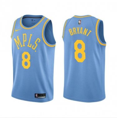 Kobe Bryant #8 Los Angeles Lakers Swingman Classic Jersey Men's Blue Large