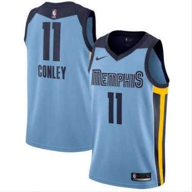 Mike Conley #11 Memphis Grizzlies Swingman Men's Jersey Light Blue - Statement Edition Size XXL