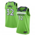 Karl-Anthony Towns #32 Minnesota Timberwolves Swingman Men's Jersey Green Statement Edition Size XXL