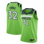 Karl-Anthony Towns #32 Minnesota Timberwolves Swingman Men's Jersey Green Statement Edition Size XXL