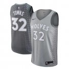 Karl-Anthony Towns #32 Minnesota Timberwolves Swingman Men's Jersey Silver - City Edition Size M