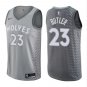 Jimmy Butler #23 Minnesota Timberwolves Swingman Men's Jersey Silver - City Edition Size S
