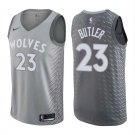 Jimmy Butler #23 Minnesota Timberwolves Swingman Men's Jersey Silver - City Edition Size XL