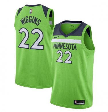 Andrew Wiggins #22 Minnesota Timberwolves Swingman Men's Jersey Green -Statement Edition Size XL
