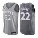 Andrew Wiggins #22 Minnesota Timberwolves Swingman Men's Jersey Silver - City Edition Size L