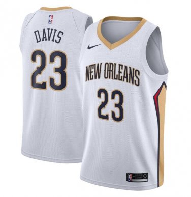 Anthony Davis #23 New Orleans Pelicans Swingman Men's Jersey White - Association Size XL