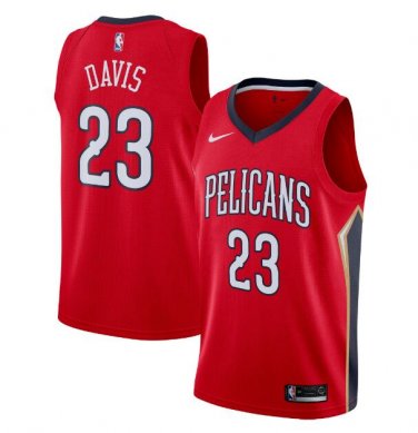 Anthony Davis #23 New Orleans Pelicans Swingman Men's Jersey Red - Association Size M
