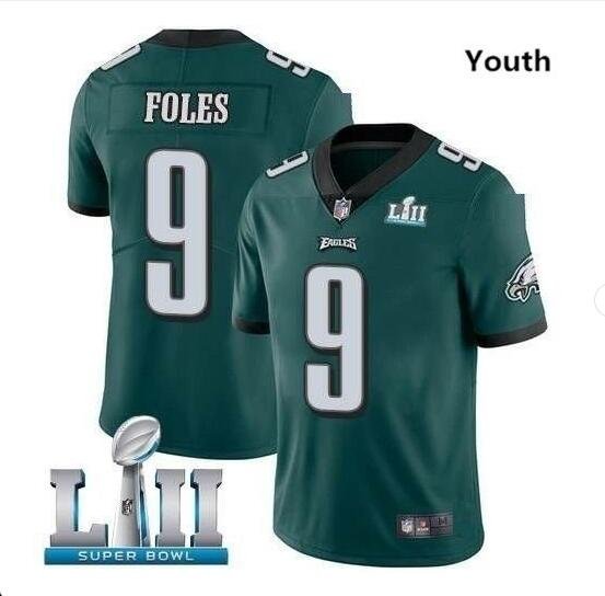 Nick Foles #9 Philadelphia Eagles Limited Player Jersey Youth Midnight ...