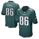 Zach Ertz #86 Philadelphia Eagles Game Player Jersey Men's Midnight Green Size S