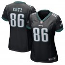 Zach Ertz #86 Philadelphia Eagles Game Player Jersey Women's Black Size M