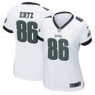 Zach Ertz #86 Philadelphia Eagles Game Player Jersey Women's White Size L