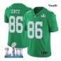 Zach Ertz #86 Philadelphia Eagles Limited Player Jersey Youth Kelly Green Size S