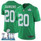 Brian Dawkins #20 Philadelphia Eagles Limited Player Jersey Men's Kelly Green Size L