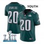 Brian Dawkins #20 Philadelphia Eagles Limited Player Jersey Youth Midnight Green Size XL