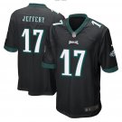 Alshon Jeffery #17 Philadelphia Eagles Game Player Jersey Men's Black Size XXXL