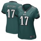 Alshon Jeffery #17 Philadelphia Eagles Game Player Jersey Women's Midnight Green Size S