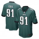 Fletcher Cox #91 Philadelphia Eagles Game Player Jersey Men's Midnight Green Size XXXL