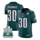 Corey Clement #30 Philadelphia Eagles Limited Player Jersey Men's Midnight Green Size XXXL