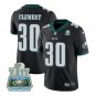 Corey Clement #30 Philadelphia Eagles Limited Player Jersey Men's Black Size XXL