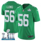 Chris Long #56 Philadelphia Eagles Limited Player Jersey Men's Kelly Green Size L