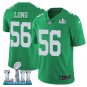 Chris Long #56 Philadelphia Eagles Limited Player Jersey Men's Kelly Green Size XXXL