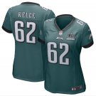 Jason Kelce #62 Philadelphia Eagles Game Player Jersey Women's Midnight Green Size L