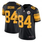 Antonio Brown #84 Pittsburgh Steelers Rush Limited Player Jersey Men's Black Size XXXL