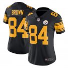 Antonio Brown #84 Pittsburgh Steelers Rush Limited Player Jersey Women's Black Size XL