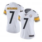 Ben Roethlisberger #7 Pittsburgh Steelers Limited Player Jersey Women's White Size L