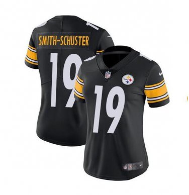 JuJu Smith-Schuster #19 Pittsburgh Steelers Limited Player Jersey Women's Black Size XXL