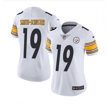 JuJu Smith-Schuster #19 Pittsburgh Steelers Limited Player Jersey Women's White Size S