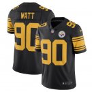 T.J Watt #90 Pittsburgh Steelers Rush Limited Player Jersey Men's Black Size S
