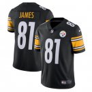 Jesse James #81 Pittsburgh Steelers Limited Player Jersey Men's Black Size XXXL