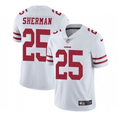 Richard Sherman #25 San Francisco 49ers Limited Player Jersey Men's White
