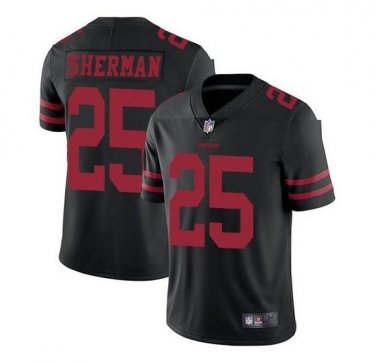 Richard Sherman #25 San Francisco 49ers Limited Player Jersey Men's Black